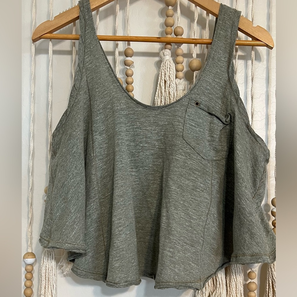 Free People - We the Free Tank Top, Cross Back, Size Small
